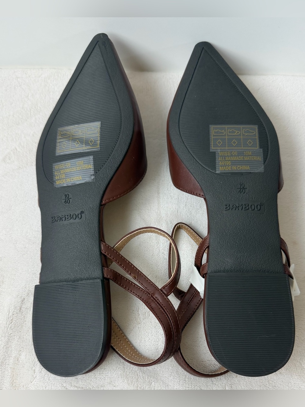 Pointed Toe Slingback Flats - Picture 6 of 6